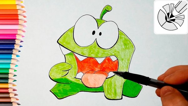 Cut the Rope раскраска