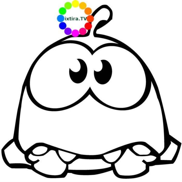 Раскраска супер Нямы