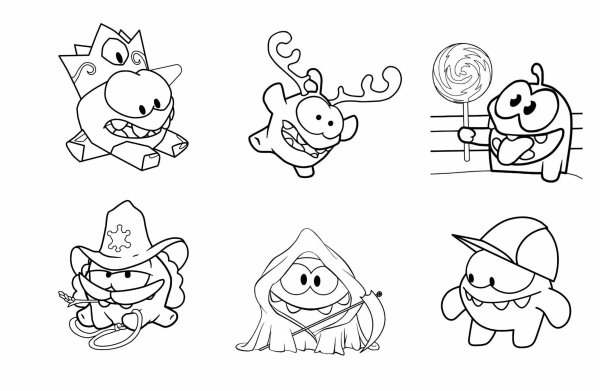 Домашний супер Ням раскраска