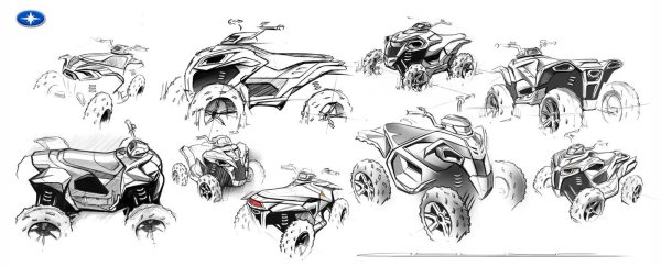 Поэтапное рисование мотоцикла