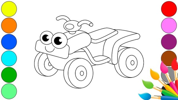 Схема рисования квадроцикла