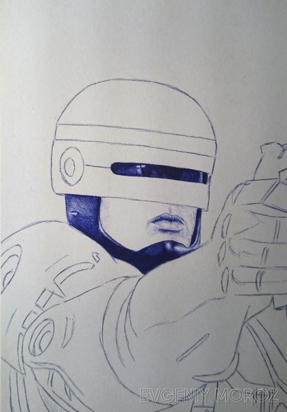Робокоп карандашом