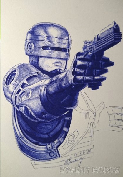 Робокоп арт рисунки