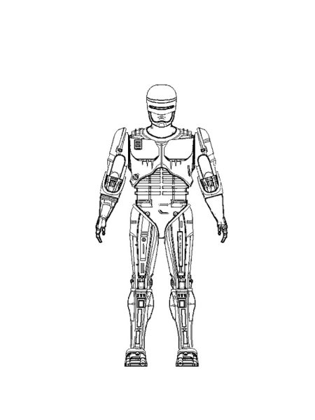 Робокоп раскраска