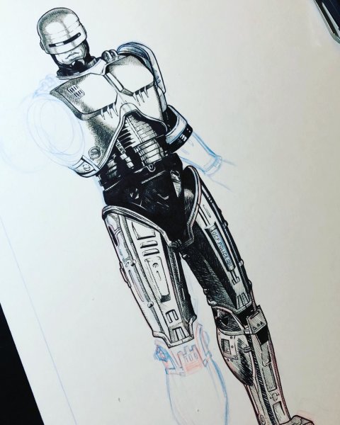 Robocop 2022 концепт арт