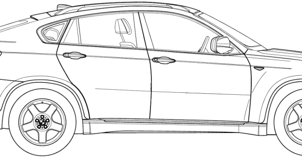 Раскраска машина Киа Спортейдж