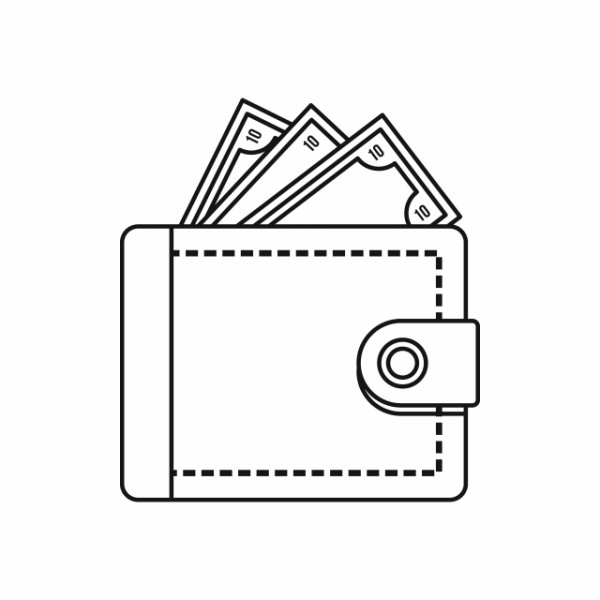 Выкройка кошелька