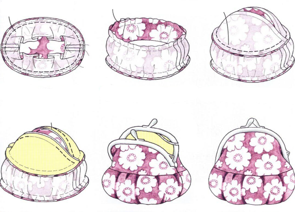 Оригами из бумаги кошелек схема для детей