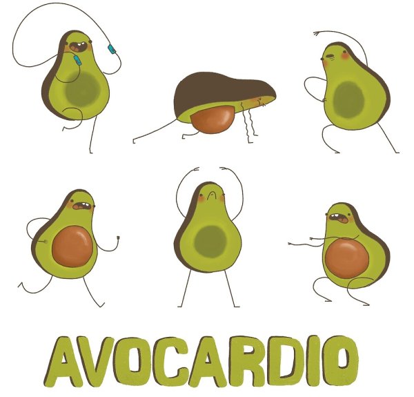 Авокадо картинки на торт для печати