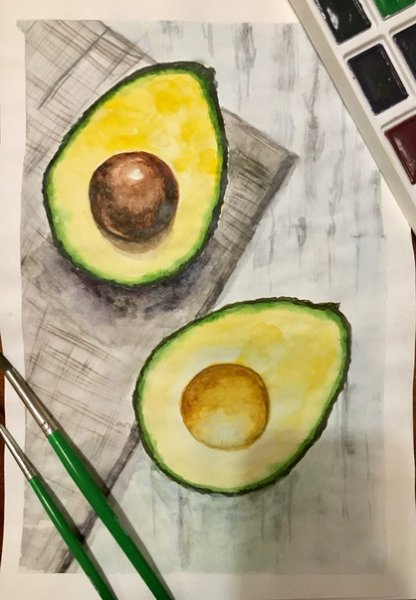 Рисунки для скетчбука Авокадики