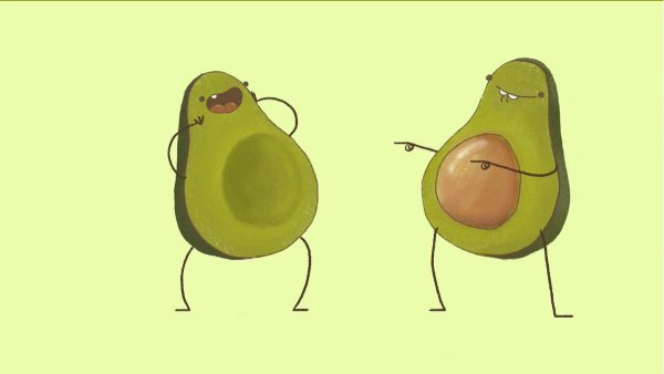 Авокадо смешные картинки