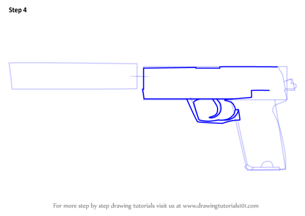 Usp пистолет чертеж