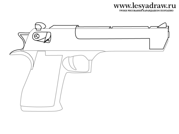 Чертежи оружия из КС го дигл
