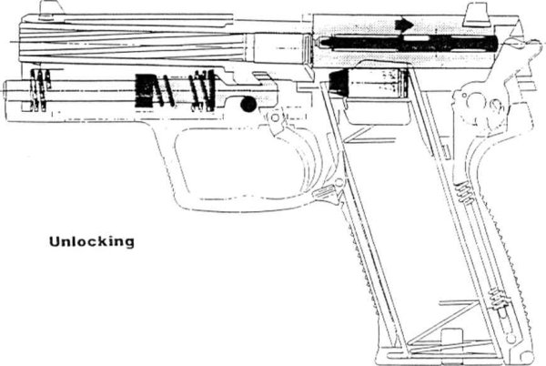 Пистолет USP 45 чертеж