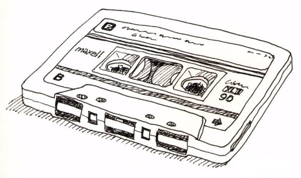 Кассетный плеер эскиз