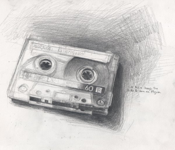 Кассета нарисованная