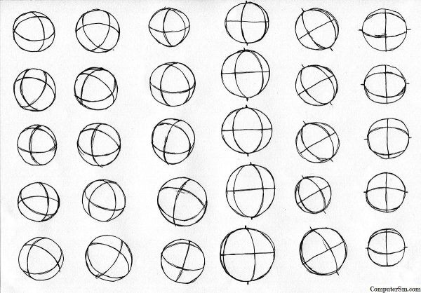 Рисование кружочками