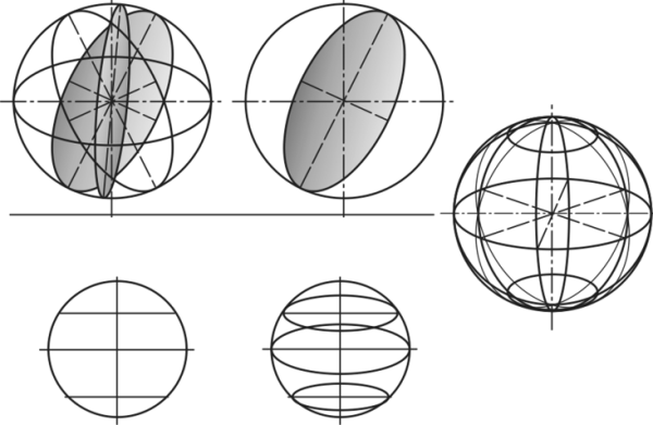 Конструктивное построение шара
