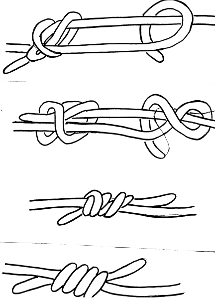 Узлы альпинистские Грейпвайн