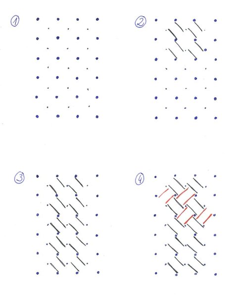 Кельтский узел по точкам