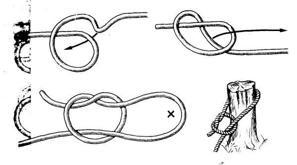 Развязывающийся узел альпиниста