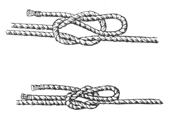 Морской двойной рифовый узел