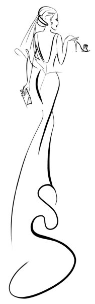 Наброски силуэтов