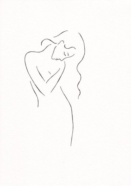 Наброски силуэтов