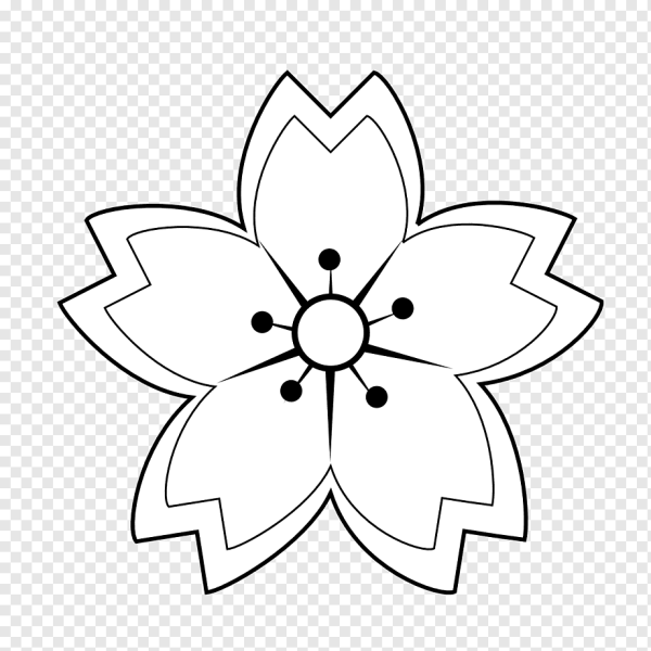 Раскраска цветы маленькие