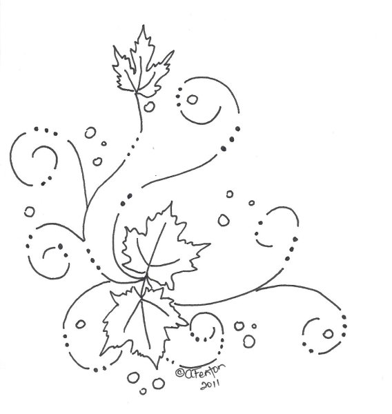 Контур для вышивки