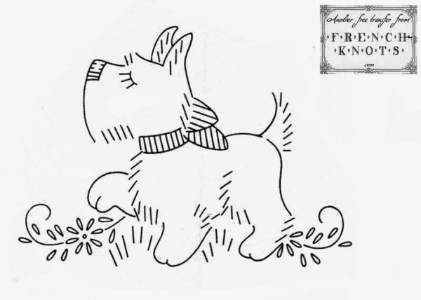 Вышивка гладью схемы животные