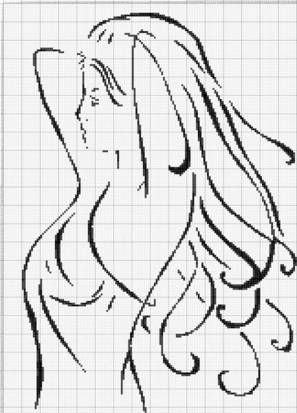 Силуэты для вышивания