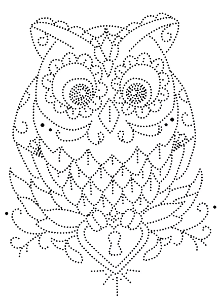 Точечная роспись трафареты