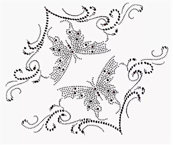 Точечная роспись трафареты