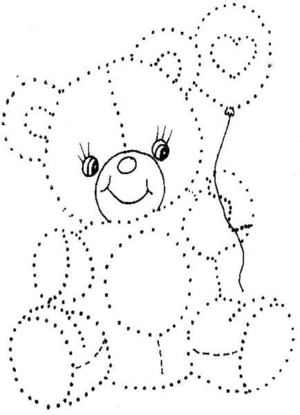 Рисование по точкам для детей