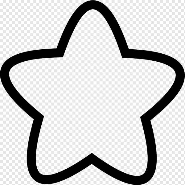 Звезда раскраска