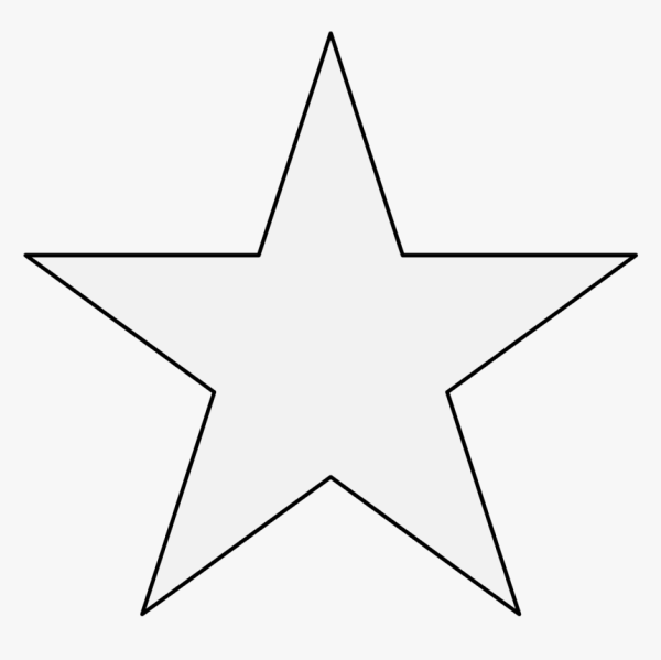 Пятиконечная звезда шаблон