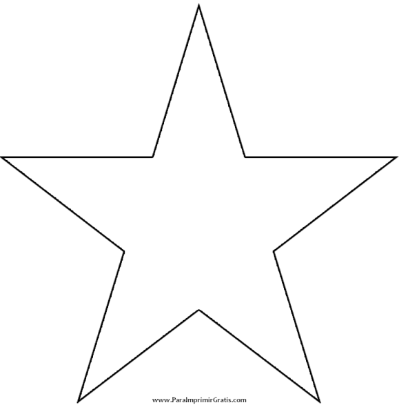 Контурное изображение звезды