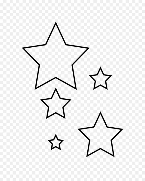 Звёздочки трафареты для вырезания