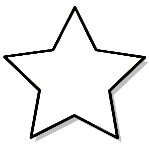 Звезда черно белая