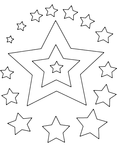 Звезда шаблон