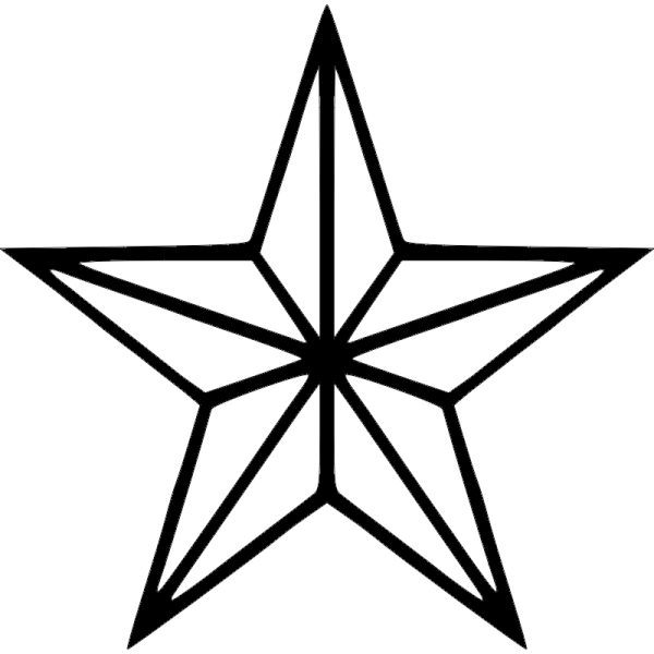 Очертания звезды