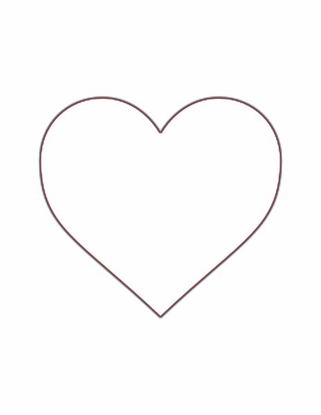 Сердце контур
