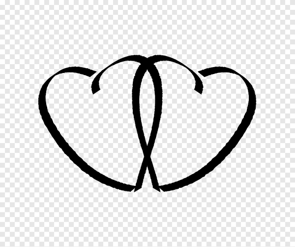 Сердечко контурное