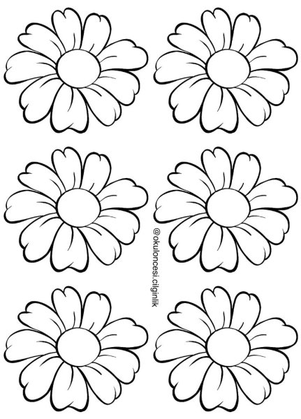 Ромашка нарисованная