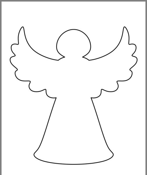 Контур ангелочка