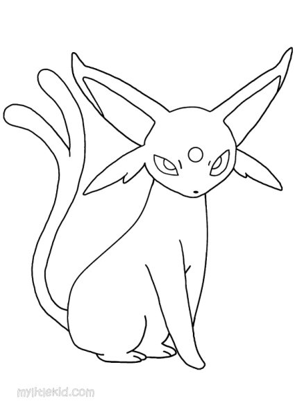 Раскраски покемоны Пикачу