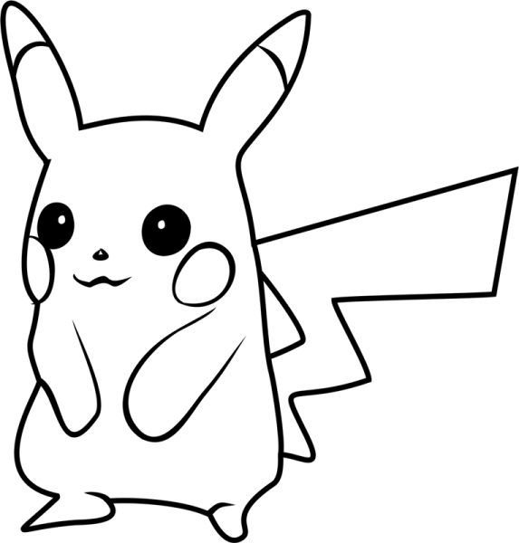 Игрушки для Пикачу раскраска