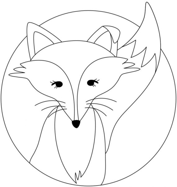 Раскраска к сказке лиса и тетерев