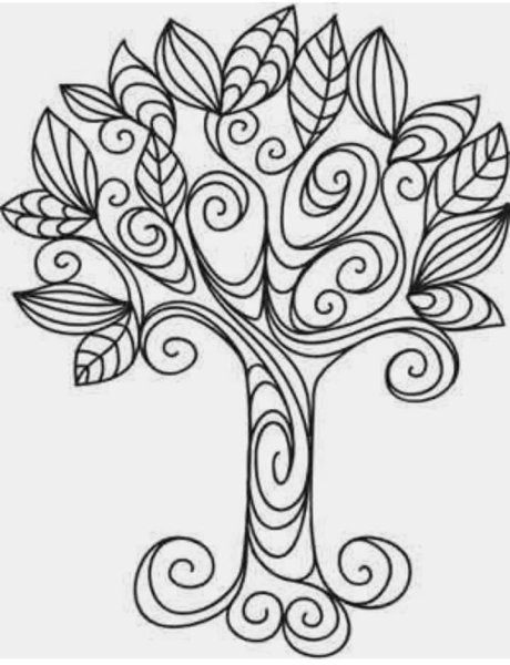 Дерево раскраска